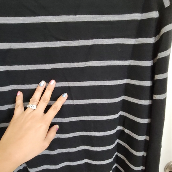 Jack & jones  stripes slim fitting vneck button front cardigan - Picture 7 of 14